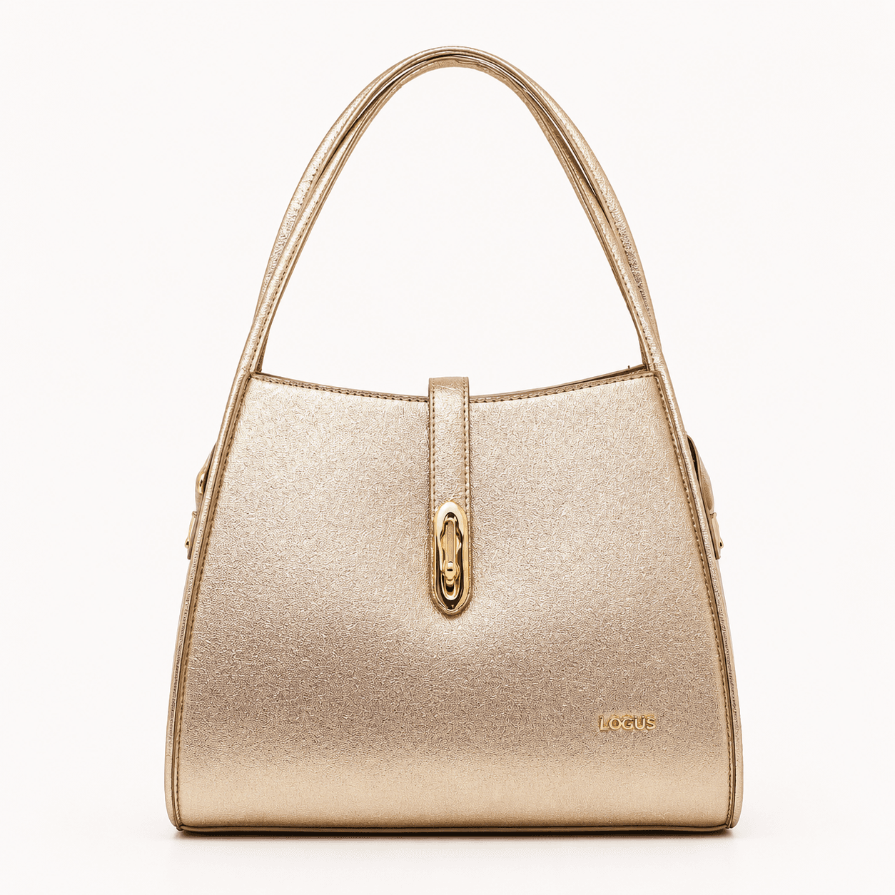 Logus Champagne Beige Shoulder Bag