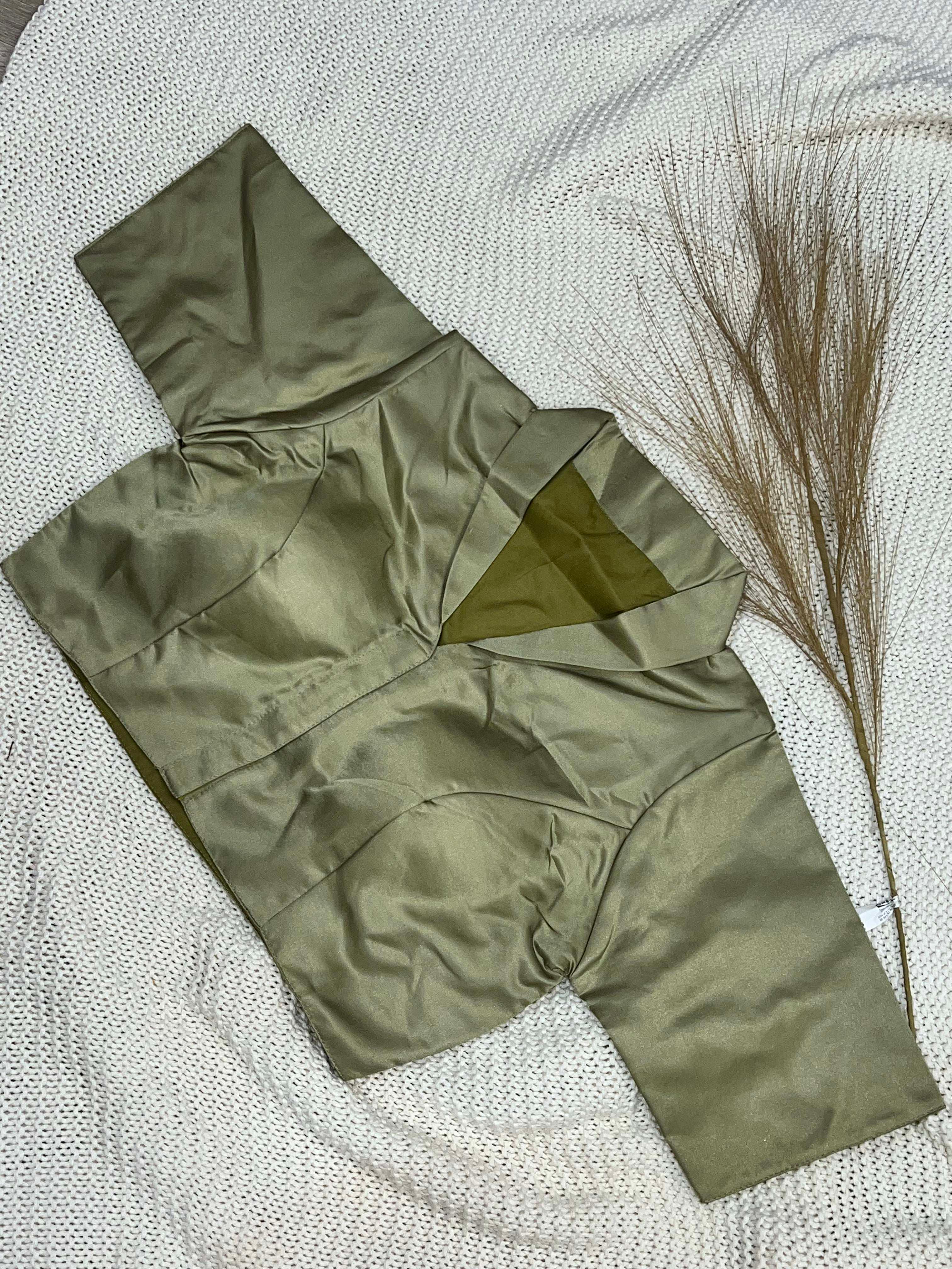 Sage Green Solid Ethnic Blouse