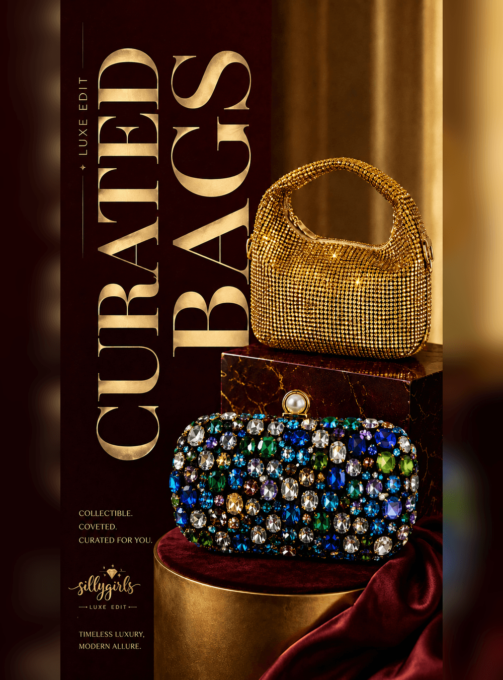 Luxury edits / Curated bags banner