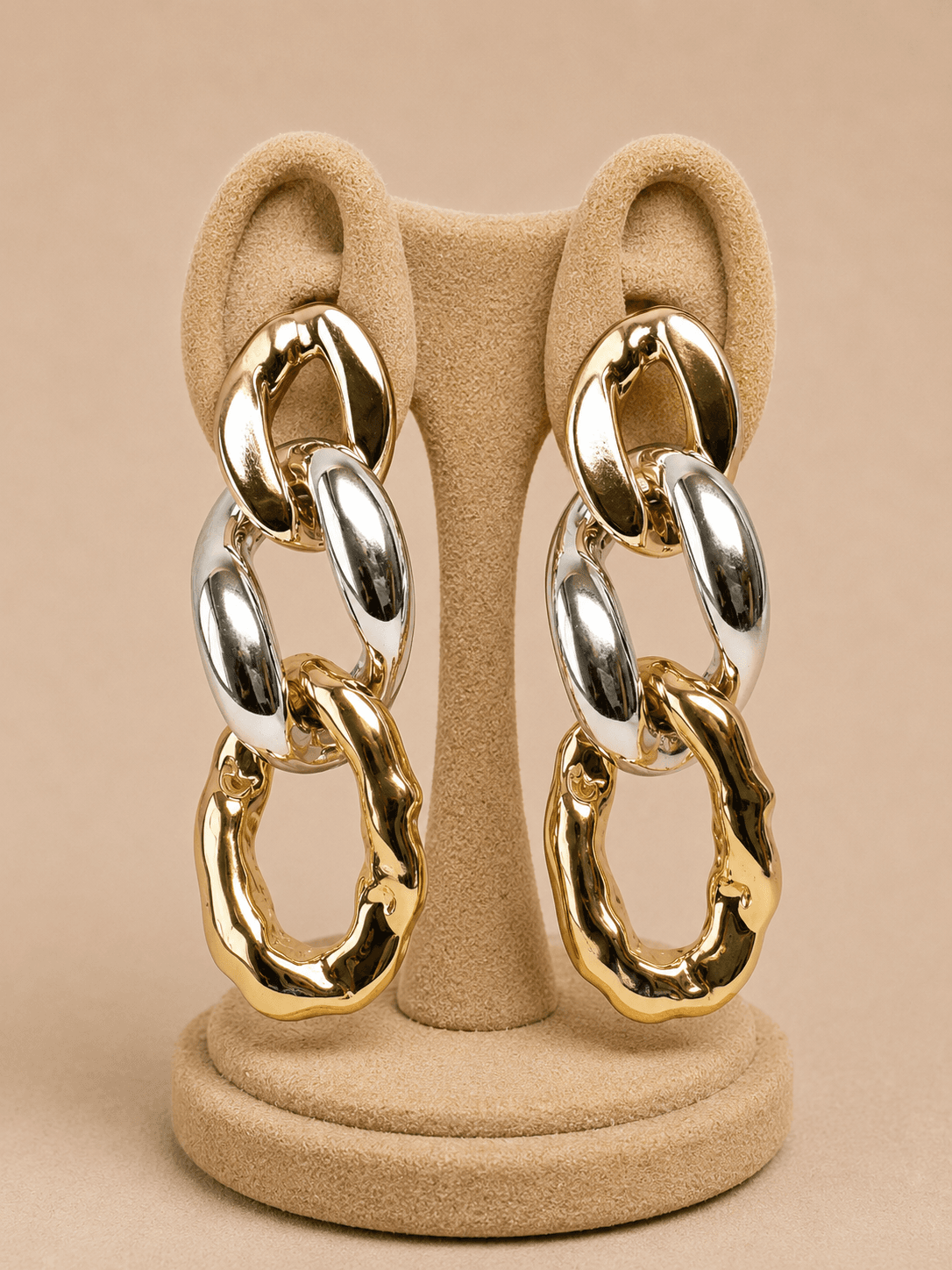 Chunky chain link earring