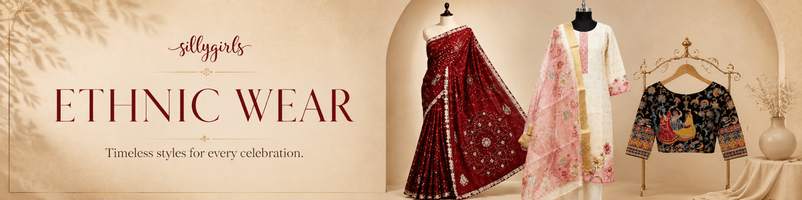 Ethnic wear banner