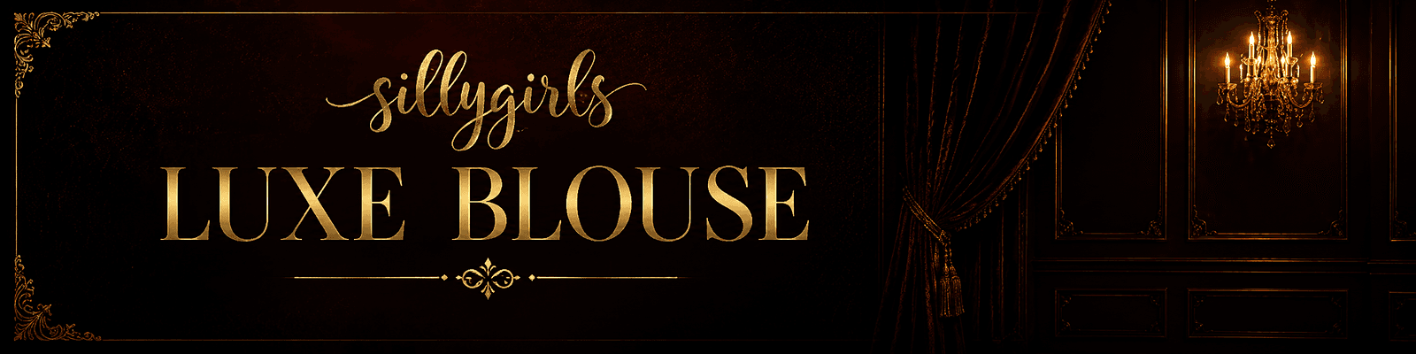 Luxury edits / Designer wear / Luxe blouse banner