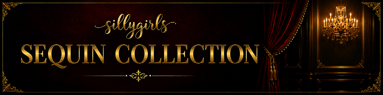 Luxury edits / Signature dresses / Sequin collection banner