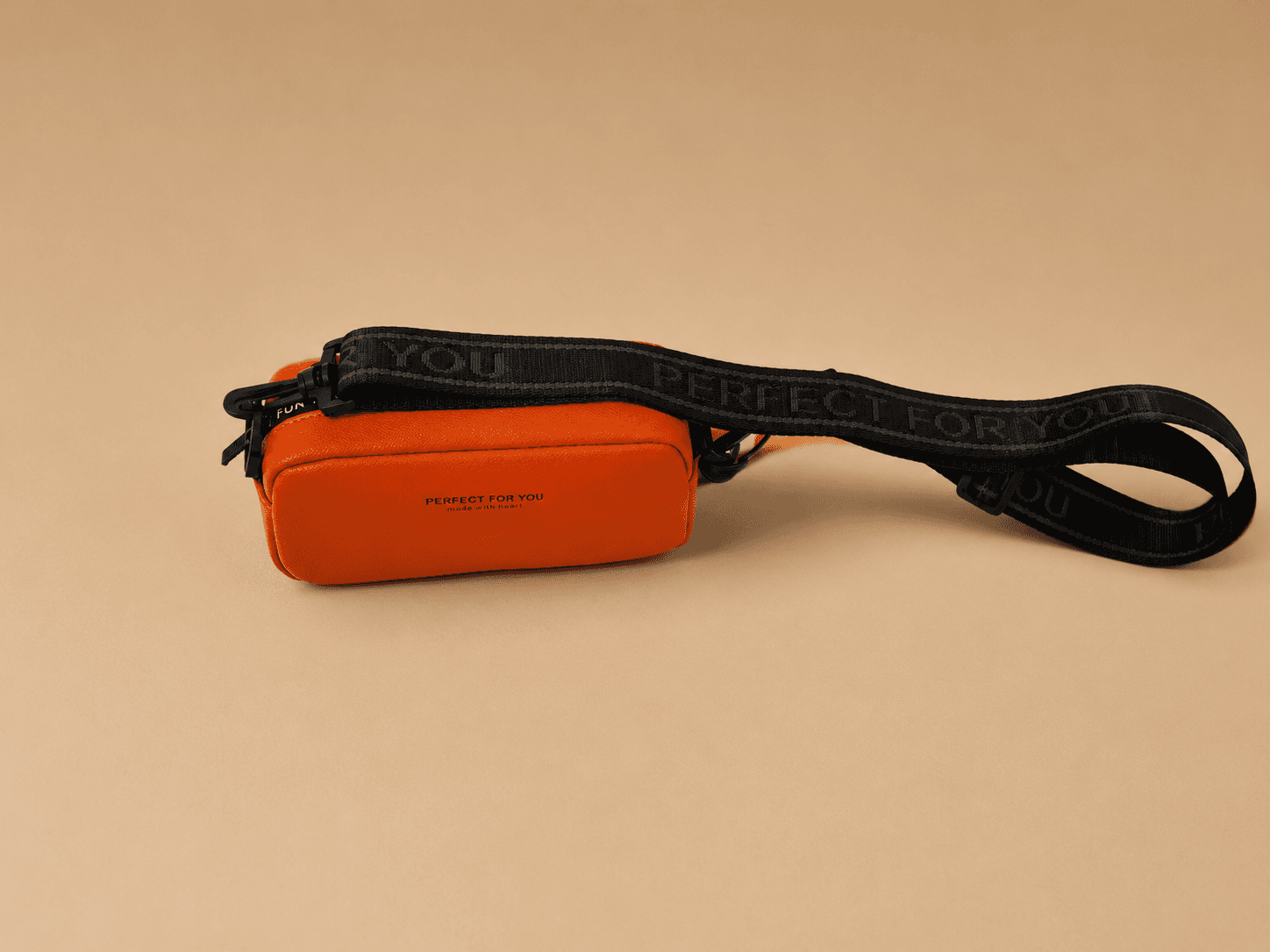 Orange Mini Camera detachable handle Bag
