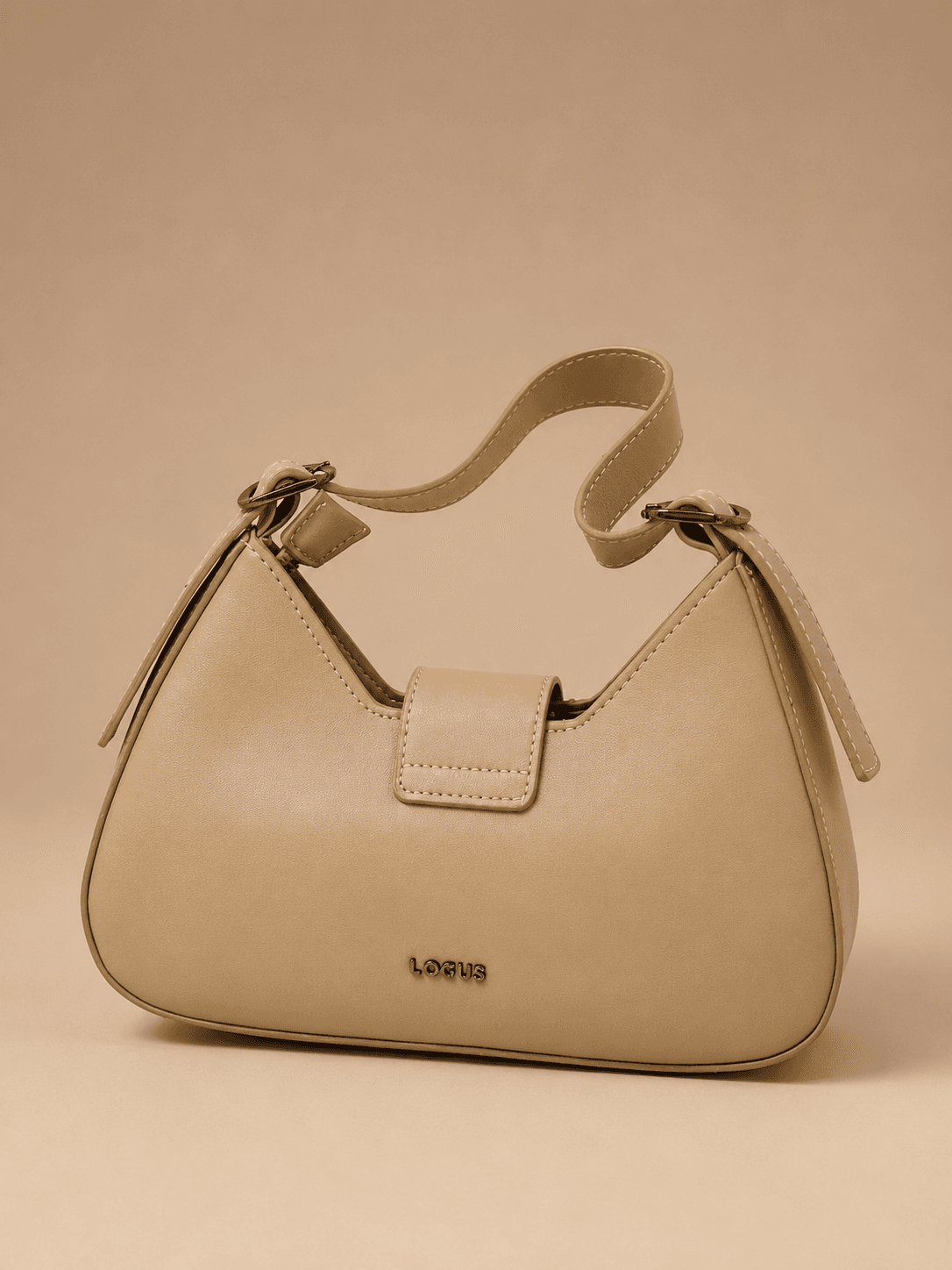 Cream Mini Hobo Bag