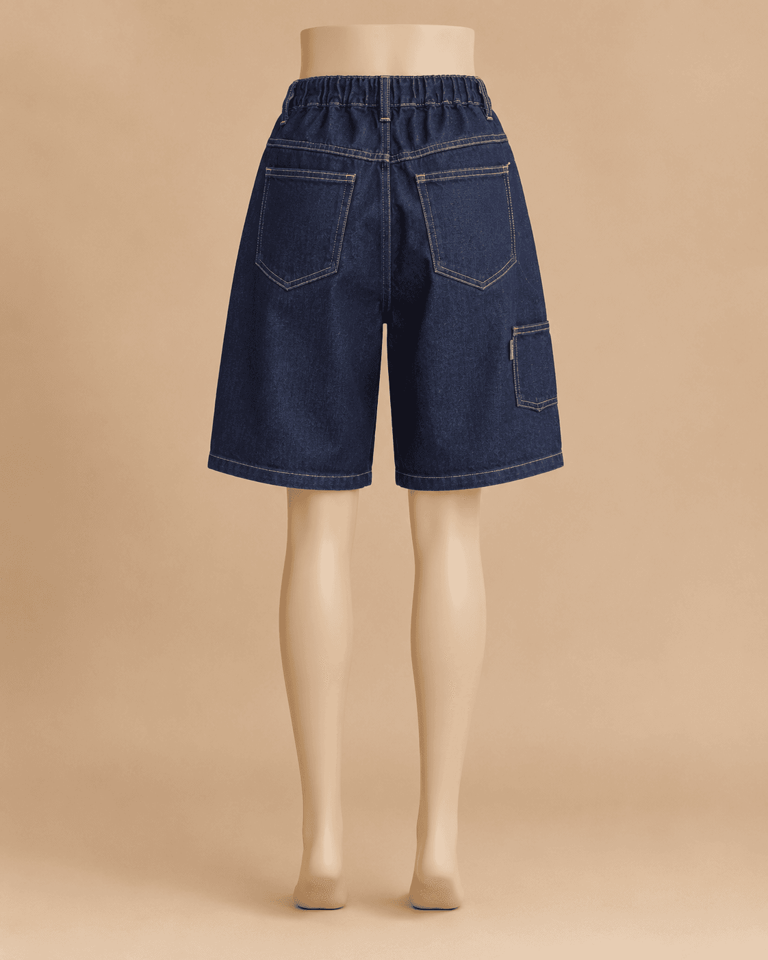 Denim Bermuda Shorts