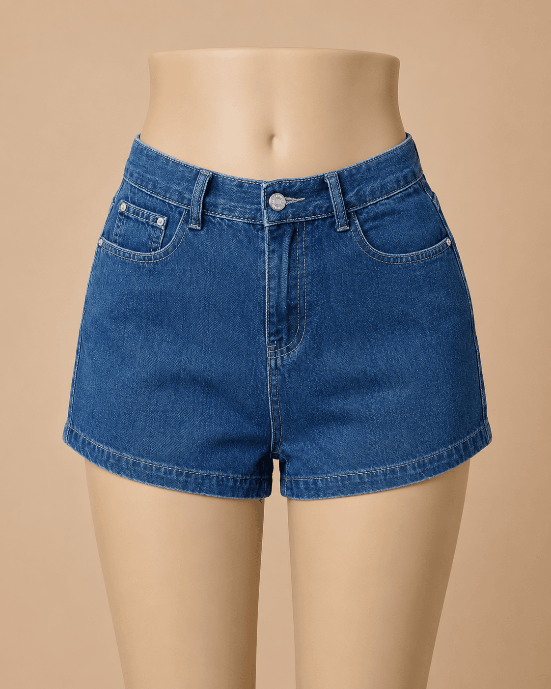 Classic A-Line Denim Shorts