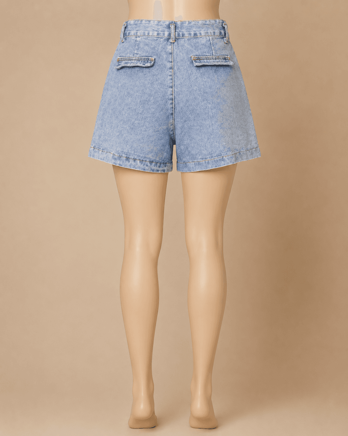 High-Rise Vintage Denim Shorts