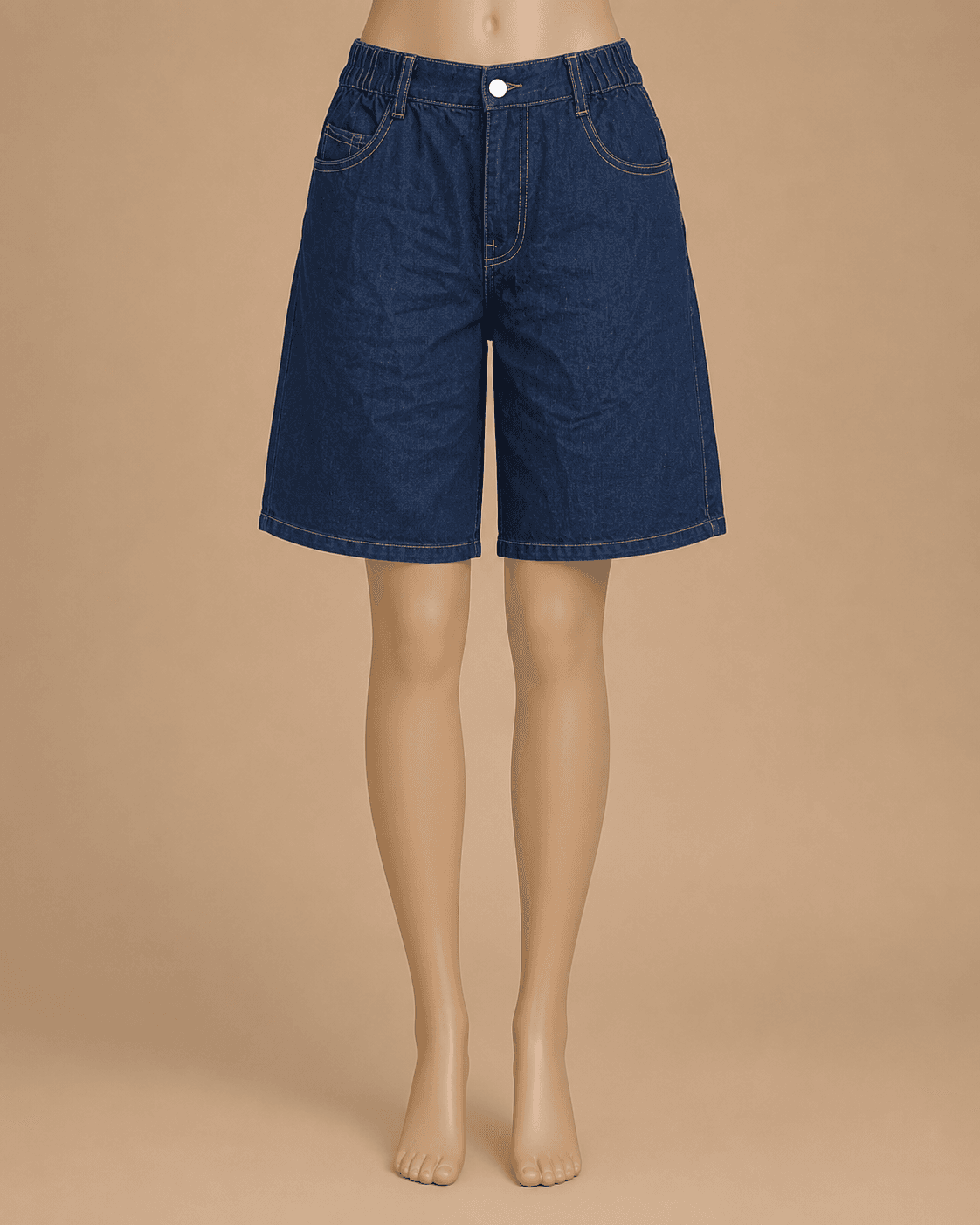 Denim Bermuda Shorts