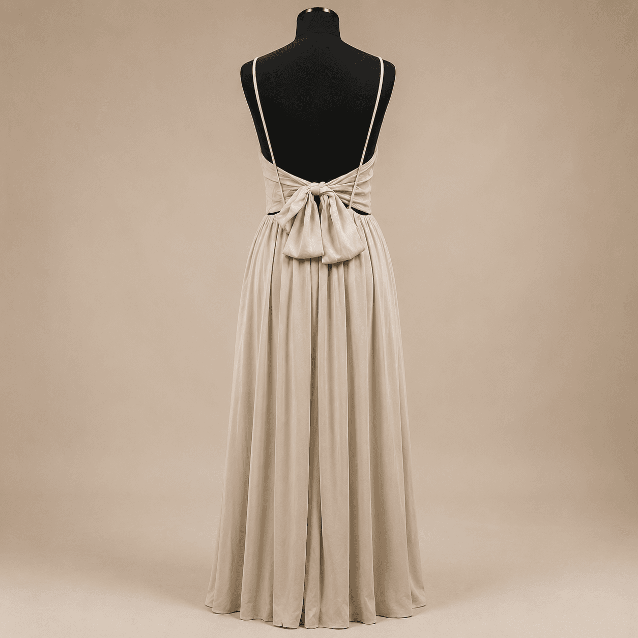 Ivory Belle Bow-Back Gown
