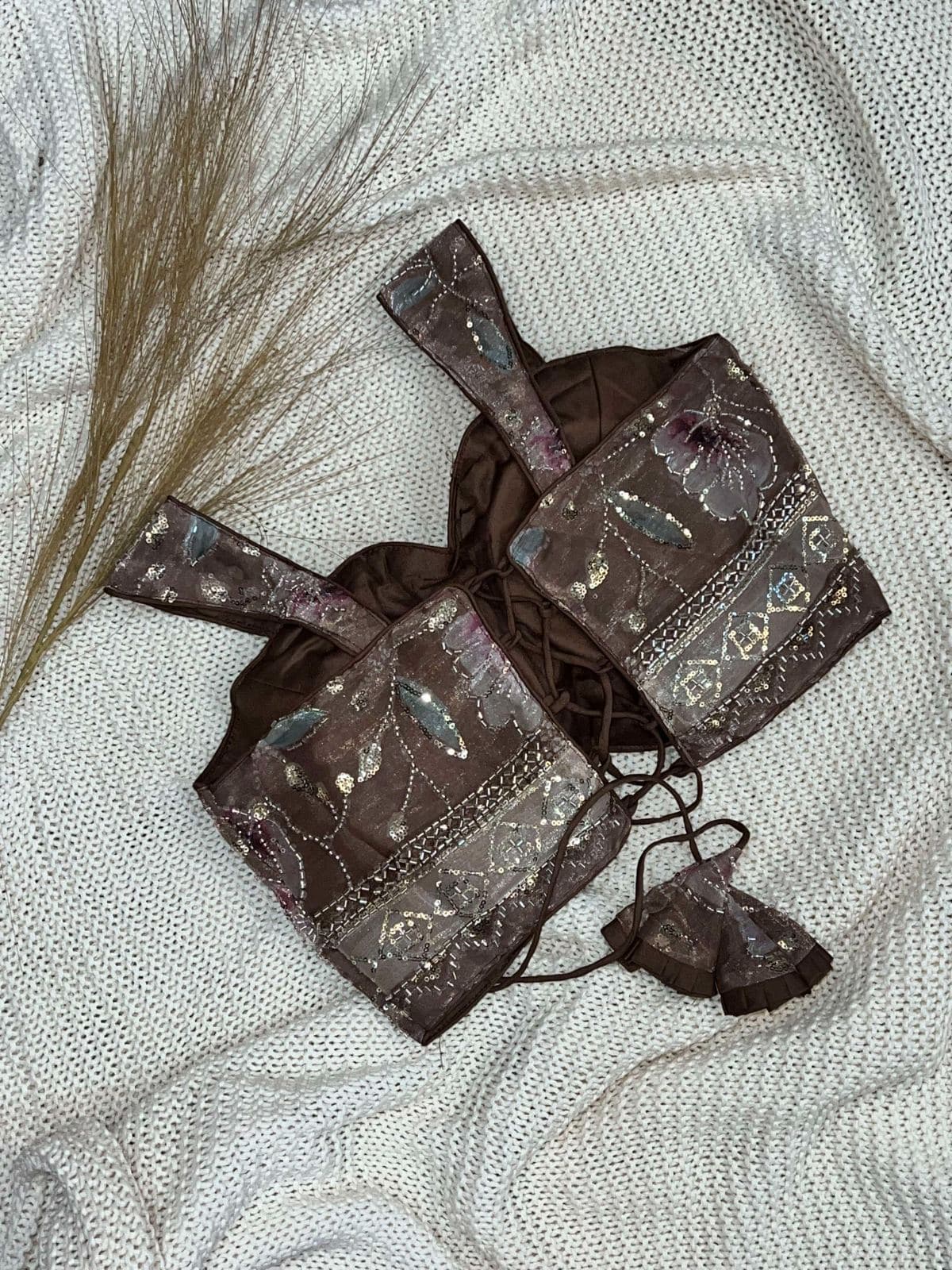 Mocha Mist Bloom Blouse