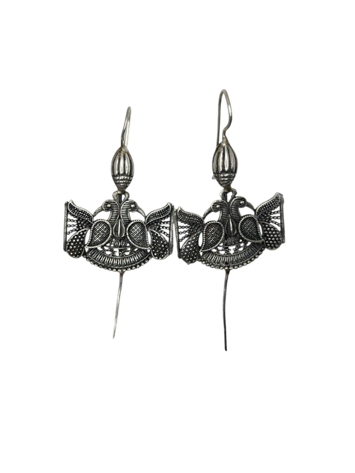 Tribal Bird Hook Earrings